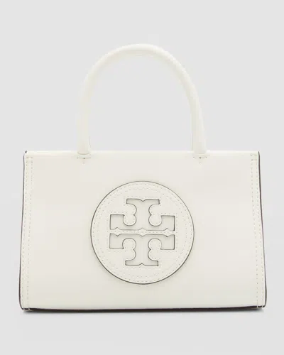 Tory Burch Ella Bio Mini Tote In Warm White