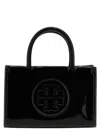 Tory Burch Ella Bio Patent Mini Handbag In Black