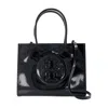 Tory Burch Ella Bio Small Shopper Bag - Nylon - Black In Black