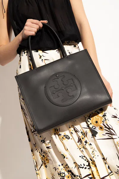 Tory Burch ‘ella Bio Small' Shopper Bag In Black
