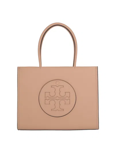 Tory Burch "ella Bio" Small Tote Bag – Beige In Neutrals