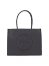 Tory Burch Small Ella Tote Bag In Black  