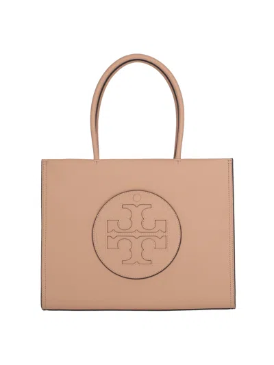 Tory Burch Ella Bio Small Tote Bag In Sand