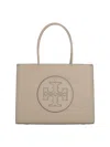 Tory Burch Ella Shopping Bag In Taupe