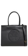 Tory Burch Ella Bio Small Tote In Black