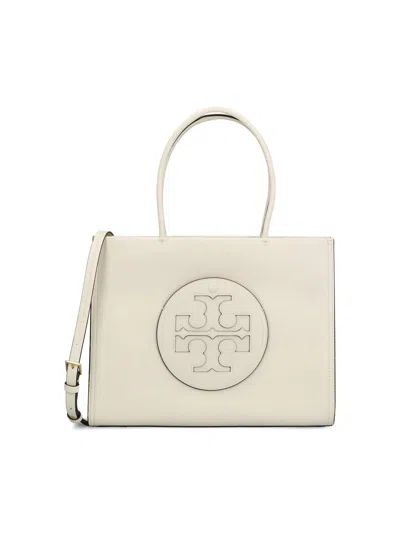 Tory Burch Ella Bio Top Handle Bag In Bianco