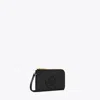 Tory Burch Ella Bio Zip Card Case In Black