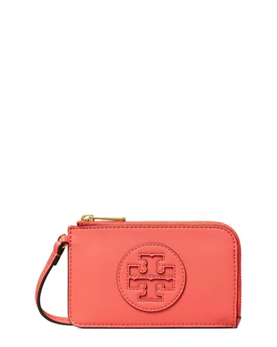 Tory Burch Ella Bio Zip Card Case In Orange