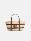 Tory Burch 'ella' Bucket Bag In Beige Straw