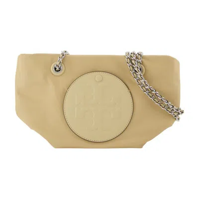 Tory Burch Ella Chain Small Crossbody In Sand