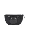 Tory Burch 'ella Chain Small' Recycled Nylon Bag In Black