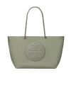 Tory Burch Ella Chain Tote Bag In Brown