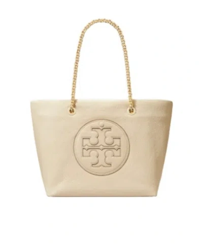 Tory Burch Ella Chain Tote Bag In Nude