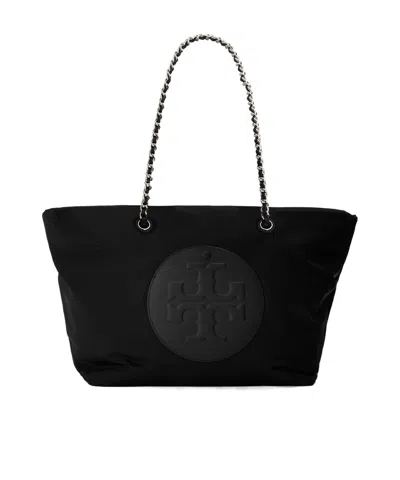 Tory Burch Ella Chain Tote In Black