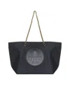 Tory Burch Ella Chain Tote In Black