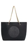 Tory Burch Ella Chain Tote Bag In Black