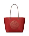 Tory Burch Ella Chain Tote In Bricklane