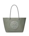 Tory Burch Ella Chain Tote In Gray