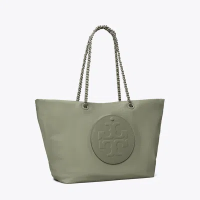 Tory Burch Ella Chain Tote In Grey