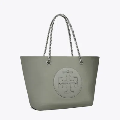 Tory Burch Ella Chain Tote In Gray