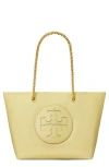 Tory Burch Ella Chain Tote In Lemon Sugar