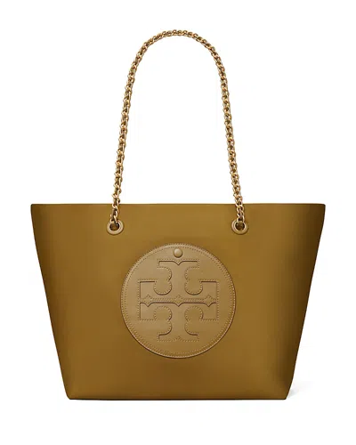 Tory Burch Ella Chain Tote In Russet Tan