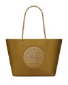 Tory Burch Ella Chain Tote In Russet Tan