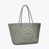 Tory Burch Ella Chain Tote In Shale Rock