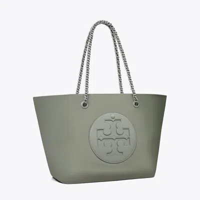 Tory Burch Ella Chain Tote In Shale Rock