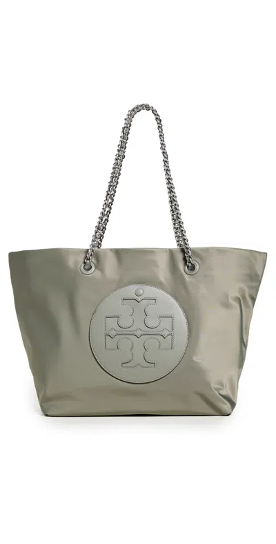 Tory Burch Ella Chain Tote Shale Rock