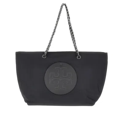 Tory Burch 'ella Chain Tote' Shopping Bag In Black