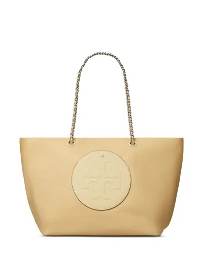 Tory Burch Ella Chain Zip Tote Bag In Neutral