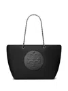 Tory Burch Ella Nylon Tote Bag In Black