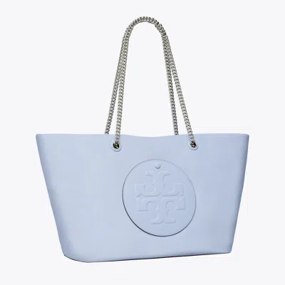 Tory Burch Ella Chain Zip Tote In Blue
