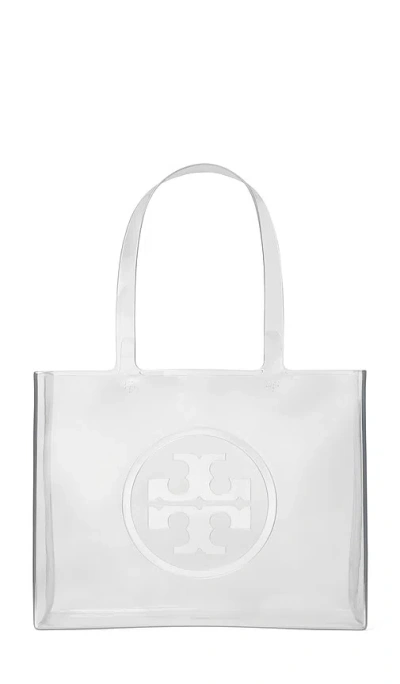 Tory Burch Ella Clear Small Tote In Transparent