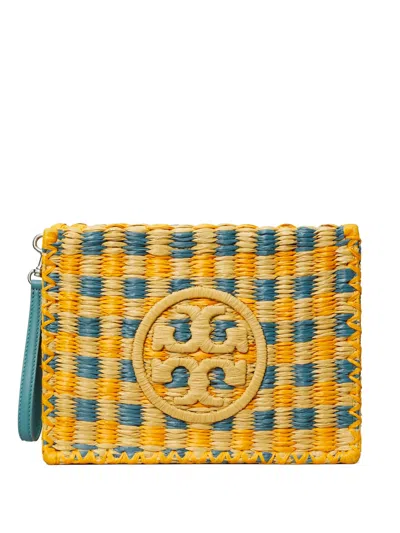 Tory Burch Ella Clutch Bag Hand Crocheted