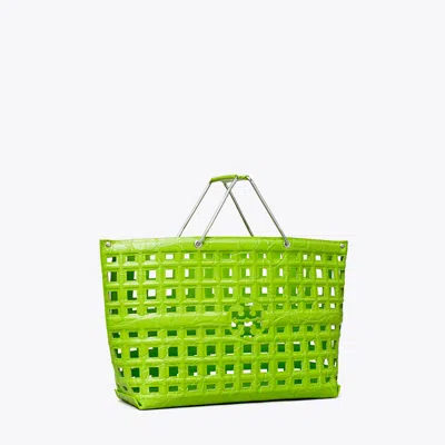 Tory Burch Ella Croc-embossed Market Tote