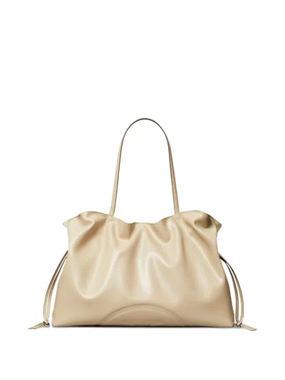 Tory Burch Ella Drawstring Tote In White