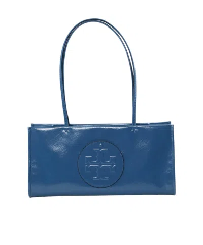 Tory Burch Ella East West Tote Bag In Blue