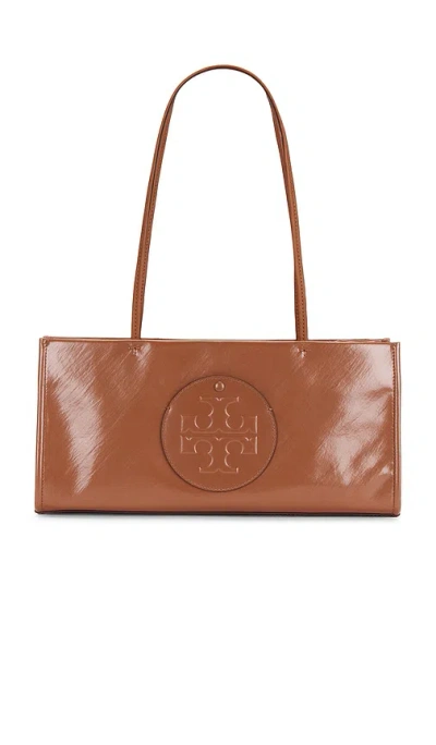 Tory Burch Ella East-west Tote Bag In Aged Tan