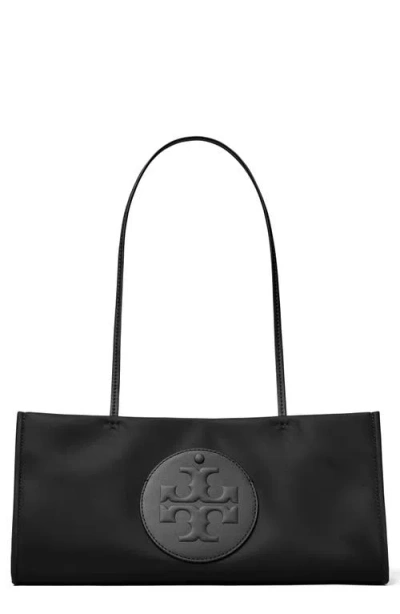Tory Burch Ella East/west Tote In Black