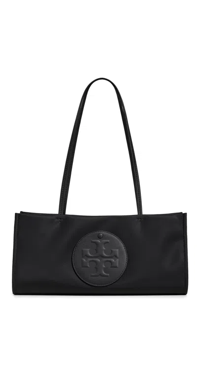 Tory Burch Ella East-west Tote Bag In Black