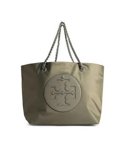 Tory Burch Ella Chain Shopping Bag In Green