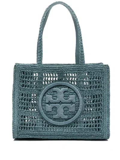 TORY BURCH ELLA HAND CROCHET SMALL TOTE