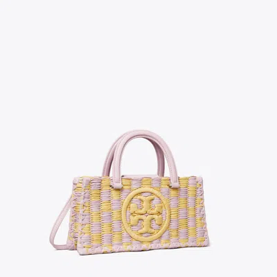 Tory Burch Ella Hand-crocheted East-west Tote In Pale Purple