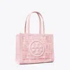 Tory Burch Ella Hand-crocheted Small Tote In Rosette