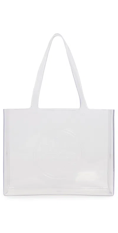 Tory Burch Ella Jelly Tote Clear In Transparent