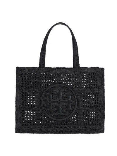 Tory Burch Ella' Large Tote Bag – Black