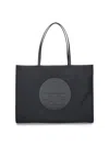 Tory Burch Ella Large Tote Bag In Black