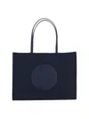 Tory Burch Ella Large Tote Bag In Blue